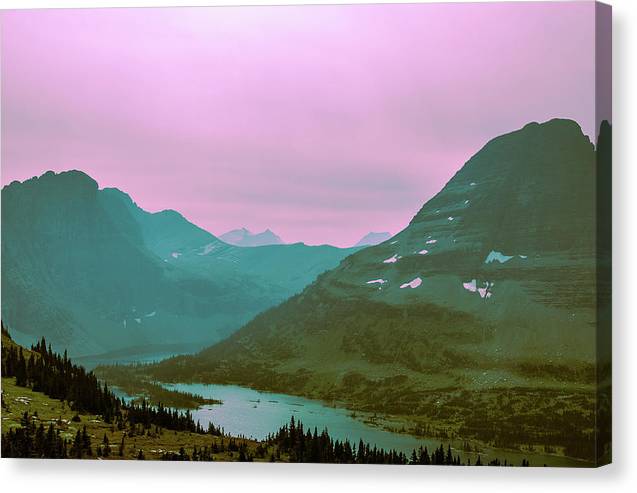 The Hallucinogenic Mountains - Canvas Print