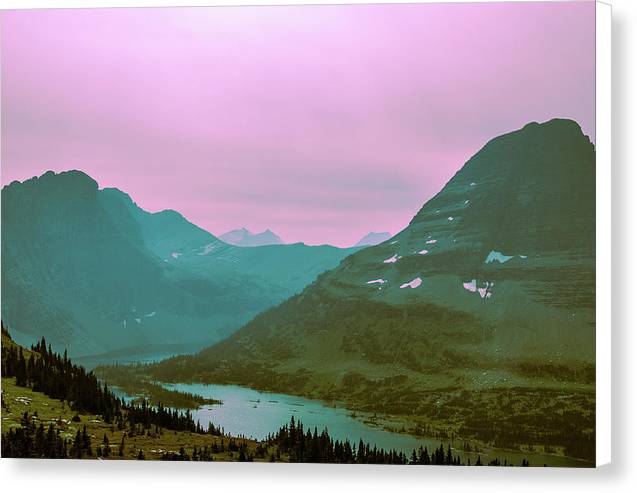 The Hallucinogenic Mountains - Canvas Print