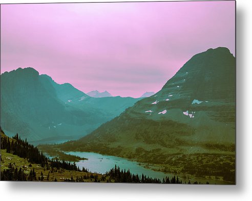 The Hallucinogenic Mountains - Metal Print