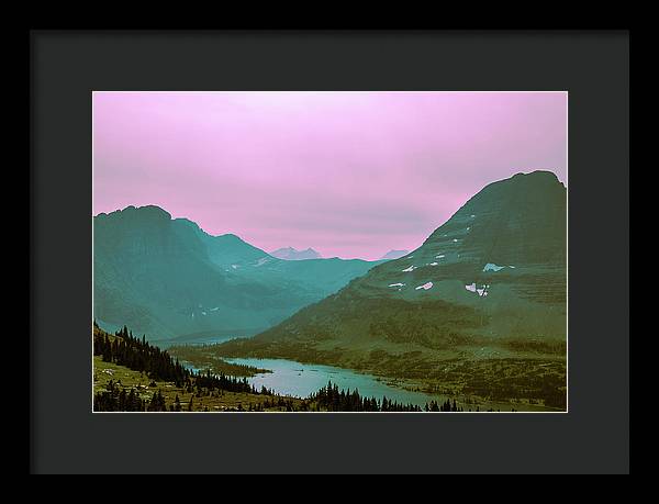 The Hallucinogenic Mountains - Framed Print