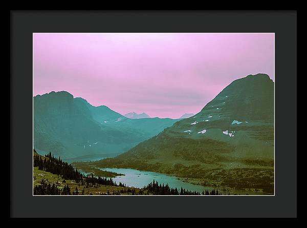 The Hallucinogenic Mountains - Framed Print