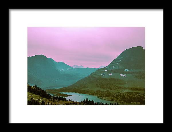 The Hallucinogenic Mountains - Framed Print