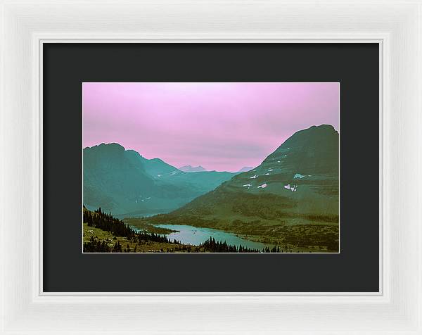 The Hallucinogenic Mountains - Framed Print