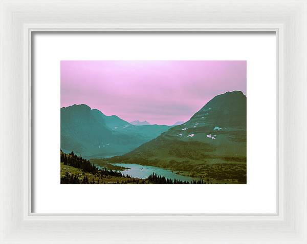 The Hallucinogenic Mountains - Framed Print