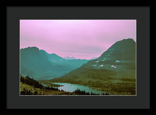 The Hallucinogenic Mountains - Framed Print