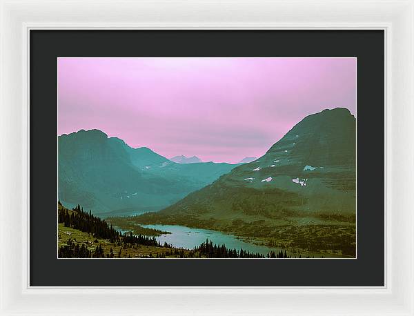 The Hallucinogenic Mountains - Framed Print