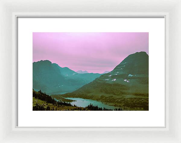 The Hallucinogenic Mountains - Framed Print