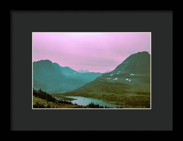 The Hallucinogenic Mountains - Framed Print