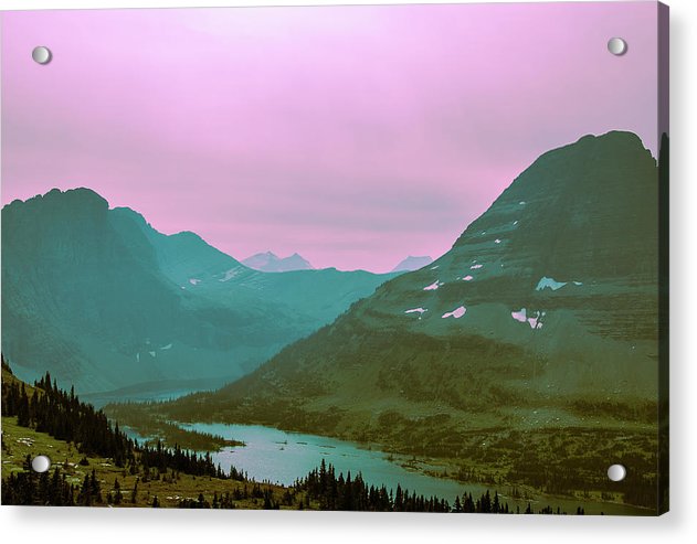 The Hallucinogenic Mountains - Acrylic Print