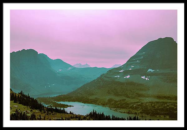 The Hallucinogenic Mountains - Framed Print