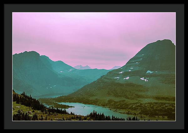 The Hallucinogenic Mountains - Framed Print