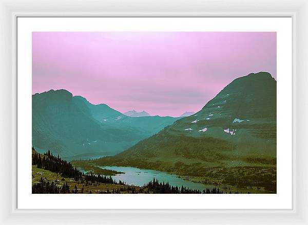 The Hallucinogenic Mountains - Framed Print