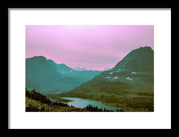 The Hallucinogenic Mountains - Framed Print