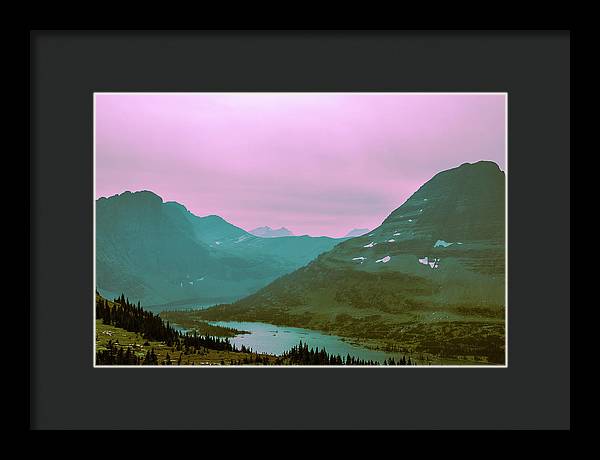 The Hallucinogenic Mountains - Framed Print