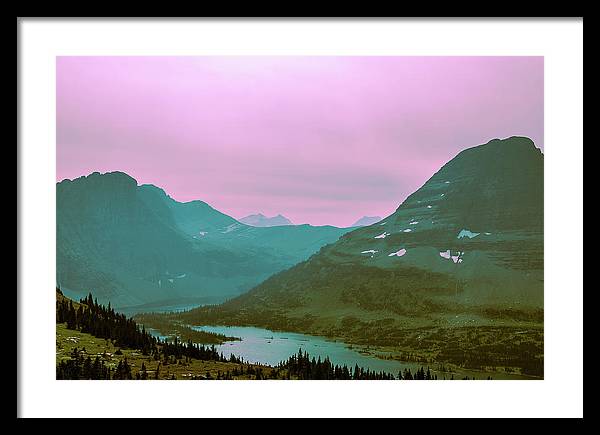 The Hallucinogenic Mountains - Framed Print