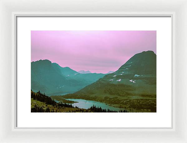 The Hallucinogenic Mountains - Framed Print