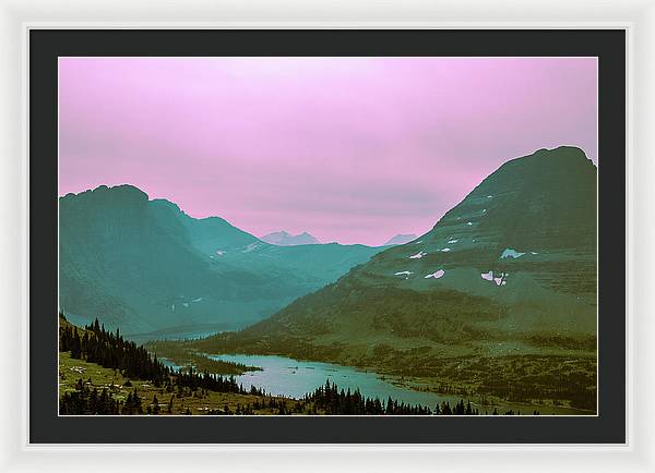 The Hallucinogenic Mountains - Framed Print