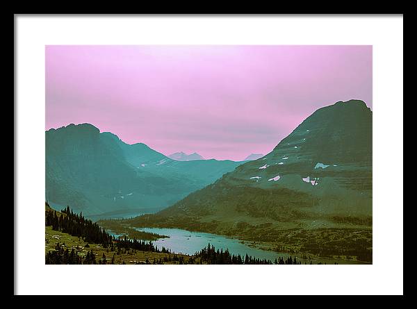 The Hallucinogenic Mountains - Framed Print