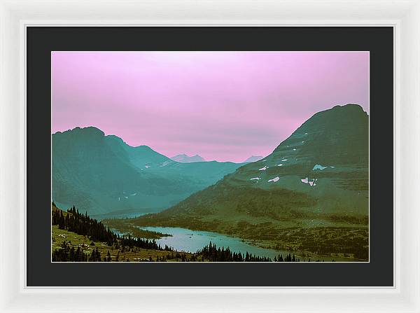 The Hallucinogenic Mountains - Framed Print