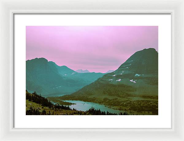 The Hallucinogenic Mountains - Framed Print