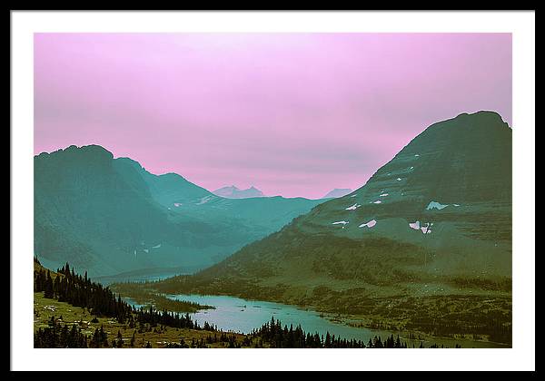 The Hallucinogenic Mountains - Framed Print