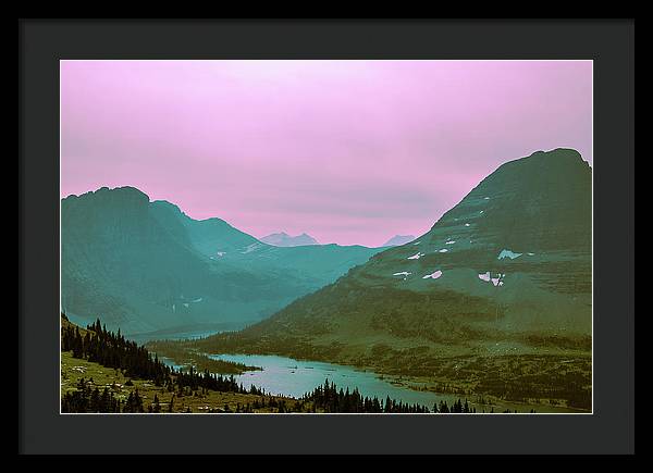 The Hallucinogenic Mountains - Framed Print