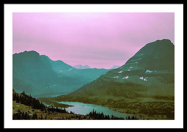 The Hallucinogenic Mountains - Framed Print