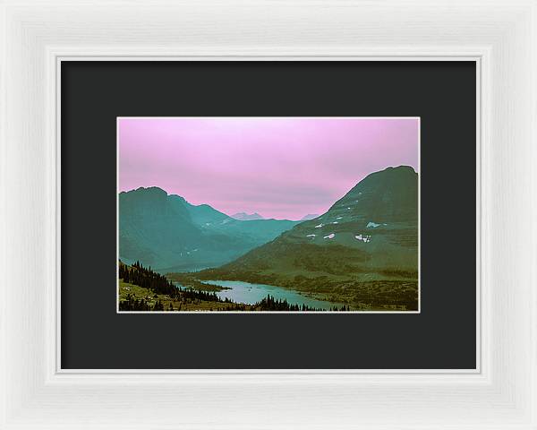 The Hallucinogenic Mountains - Framed Print