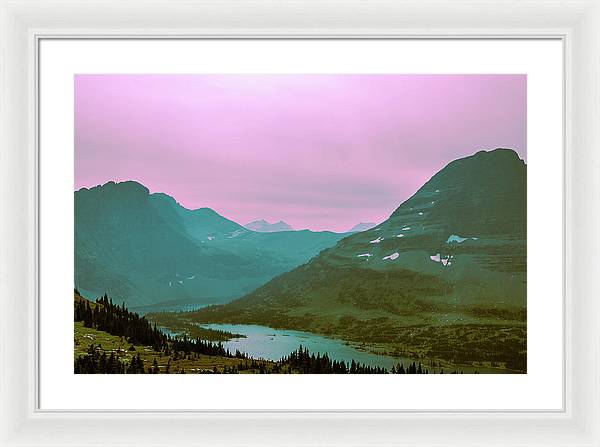 The Hallucinogenic Mountains - Framed Print