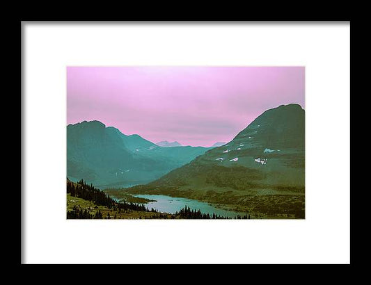 The Hallucinogenic Mountains - Framed Print