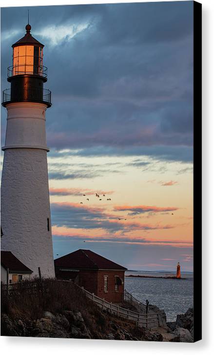 The Lighthouse Scene - Canvas Print