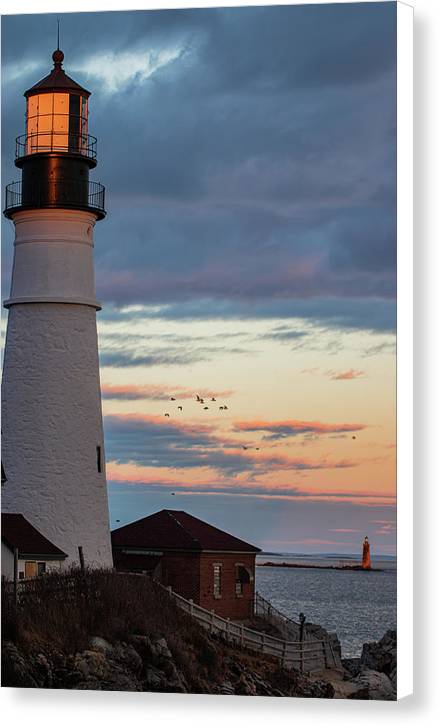 The Lighthouse Scene - Canvas Print