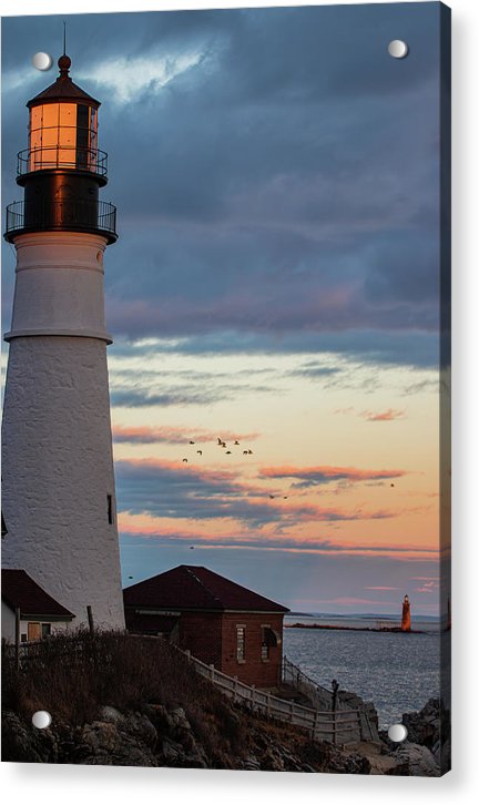 The Lighthouse Scene - Acrylic Print