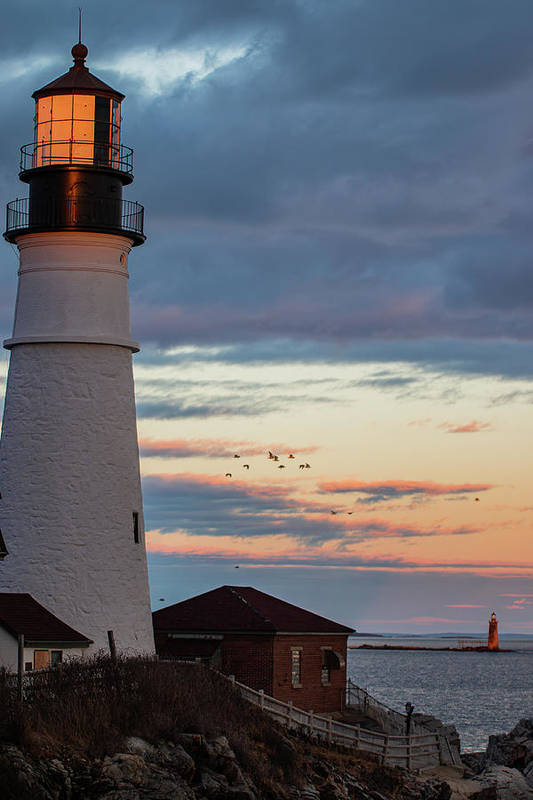 The Lighthouse Scene - Art Print