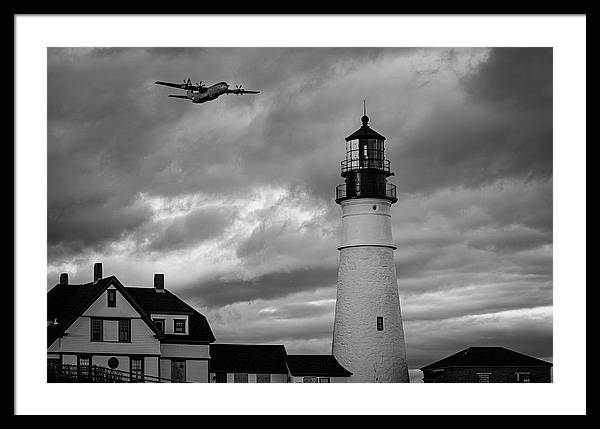 The Lighthouse WW2 - Framed Print