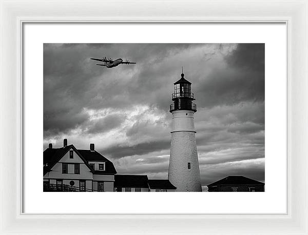 The Lighthouse WW2 - Framed Print