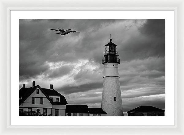 The Lighthouse WW2 - Framed Print