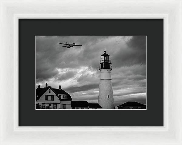 The Lighthouse WW2 - Framed Print