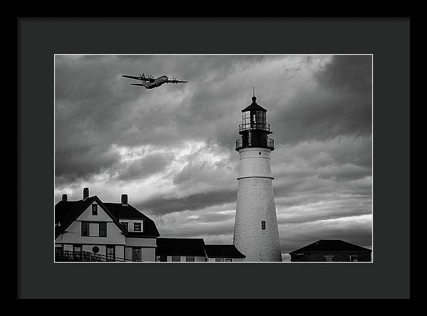 The Lighthouse WW2 - Framed Print