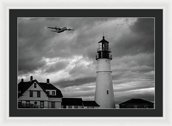 The Lighthouse WW2 - Framed Print