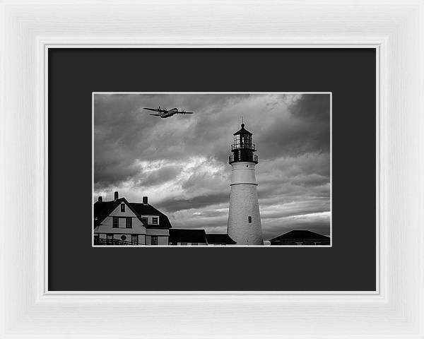 The Lighthouse WW2 - Framed Print