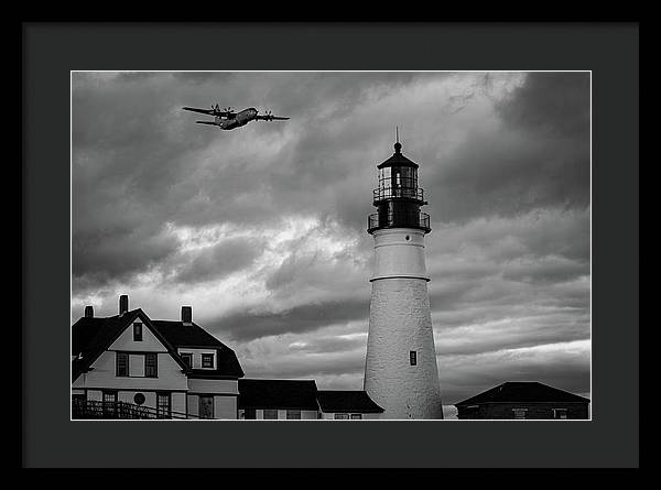 The Lighthouse WW2 - Framed Print