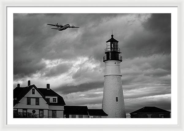 The Lighthouse WW2 - Framed Print