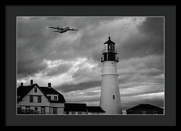 The Lighthouse WW2 - Framed Print