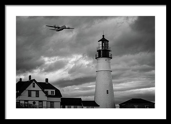 The Lighthouse WW2 - Framed Print