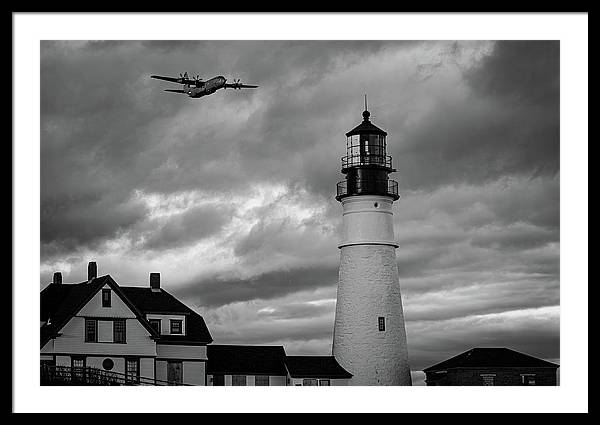 The Lighthouse WW2 - Framed Print